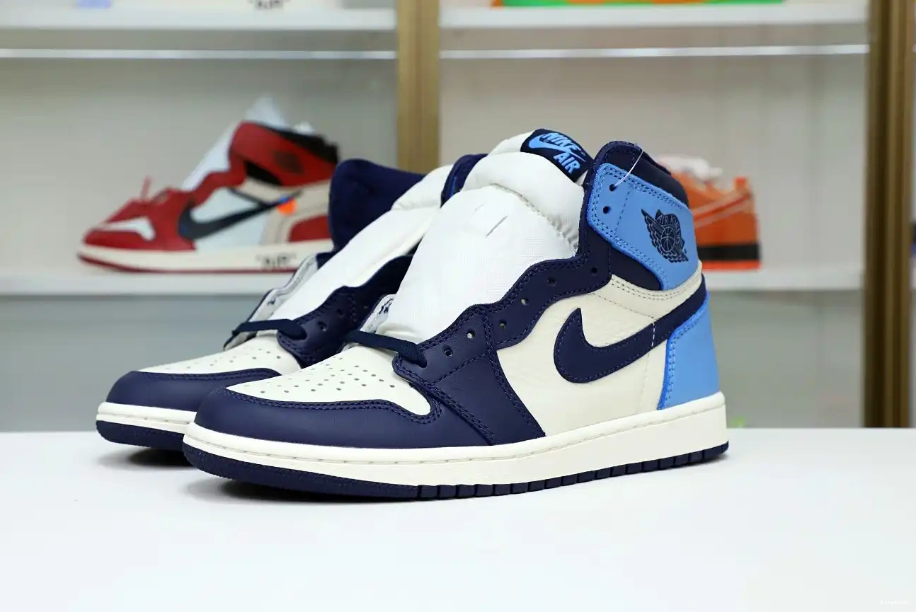 JORDAN 1 AIR RETRO OG HIGH 'OBSIDIAN' 0603